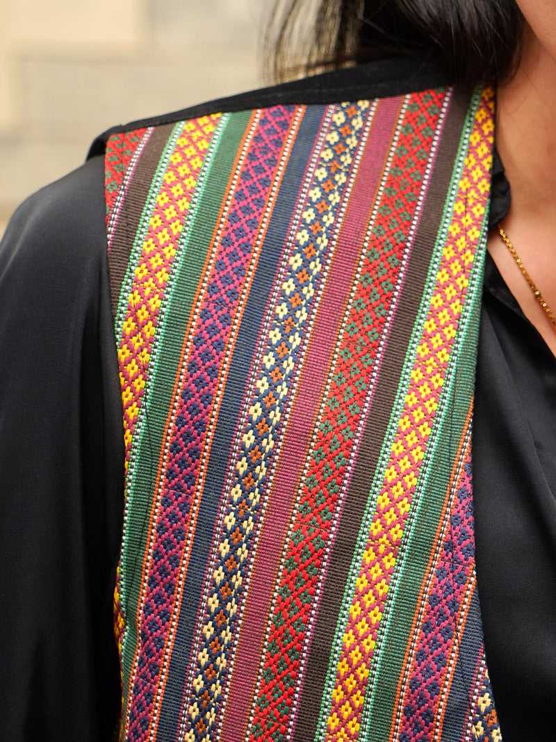 NAHRIN - Afghan Embroidered Vest