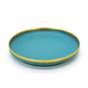 NAGEENA - Gold Rim Dinner Plate