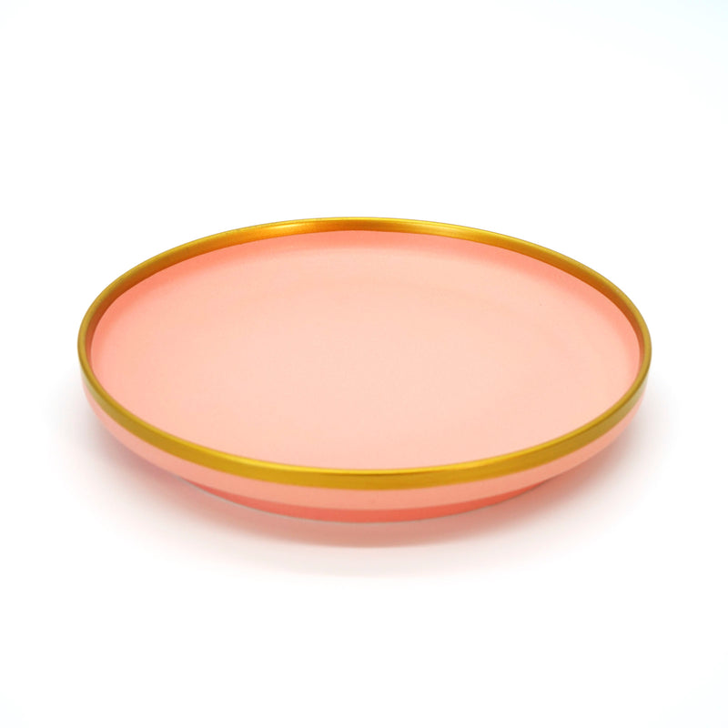 NAGEENA - Gold Rim Dinner Plate