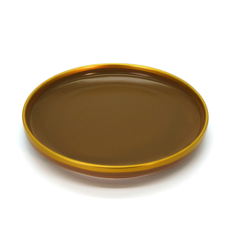 NAGEENA - Gold Rim Dinner Plate