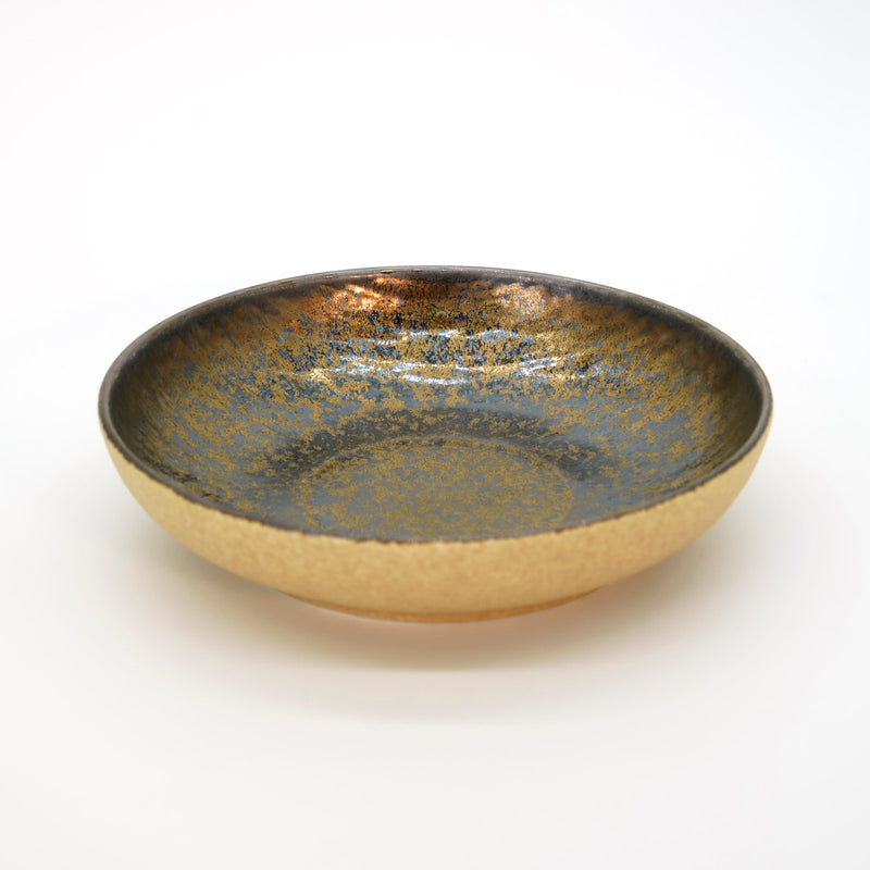 ZEEANA - GOLD BROWN DINNER BOWL