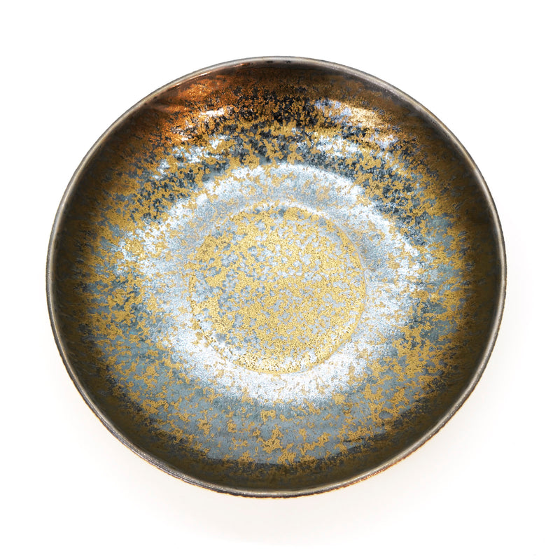 ZEEANA - GOLD BROWN DINNER BOWL