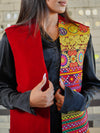 NĪLĪ - Afghan Embroidered Vest