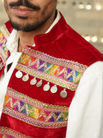 ZARANJ - Afghan Embroidered Vest