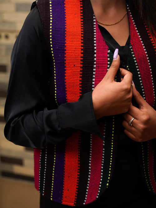 FARĀH - Afghan Embroidered Vest